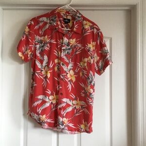 O'Neill Red Tropical Floral Men's Shirt